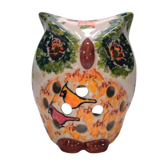 Colorful Owl Candle Holder - Picture 2 of 10